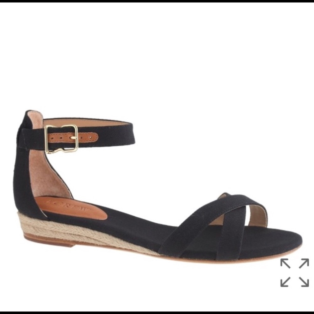 J Crew NIB Marina Canvas Espadrilles